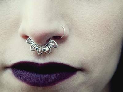  Faux/Fake septum ring 