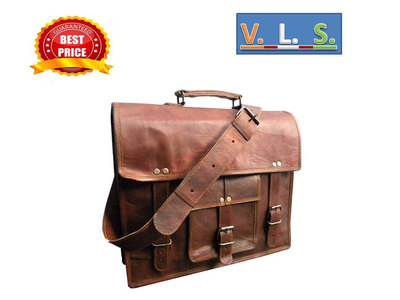 Pure genuine leather messenger satchel 14" vintage bag for unisex sale laptop flap shoulder bag cross body bag for unisex  messenger bags