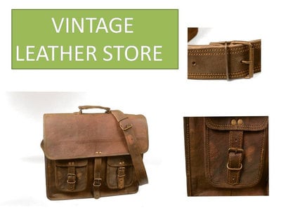 New leather messenger bag handmade 14 inch twin pocket cross body/ laptop bag/ macbook bag/ retro satchel/ shoulder bag