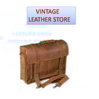 Leather Handmade Bag for Men, vintage Men Bags, Leather Messenger Bag,Leather Laptop Bag, Shoulder Bags - Thumbnail 2