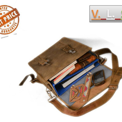 16" backpack school bag / college bag/ multi purpose handmade leather bga / messenger bag / shoulder bag