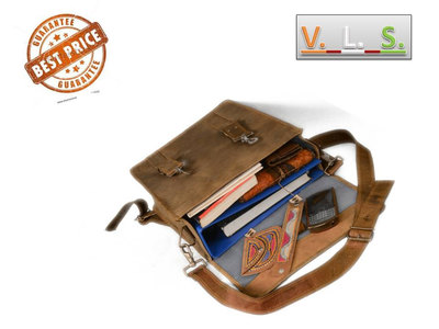 16" backpack school bag / college bag/ multi purpose handmade leather bga / messenger bag / shoulder bag