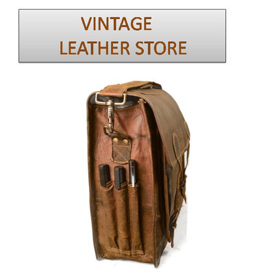 New style 16 inch leather messenger bag handmade / laptop bag / macbook bag /travel/ plain shoulder bag