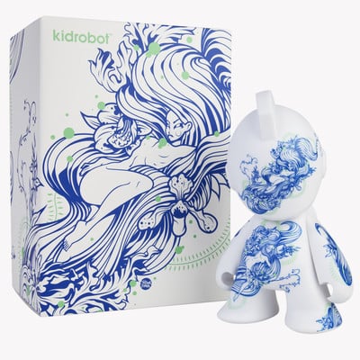 Floral pleasure bot - by kidrobot 