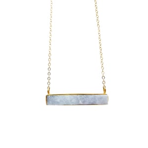 Druzy Bar Necklace