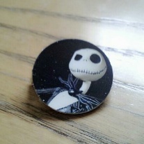 Nightmare Before Christmas Profile Jack Skellington Pin