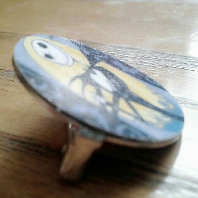 Nightmare before christmas black & yellow jack skellington pin