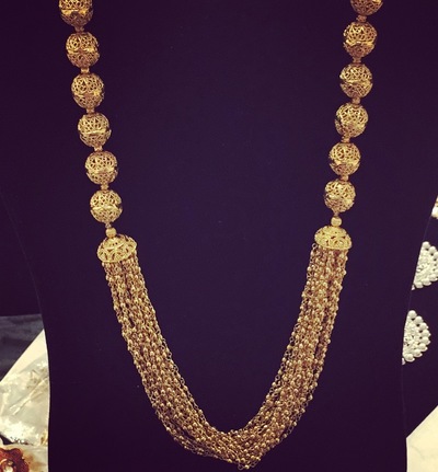 Chambar haar and earrings 