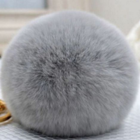 FREE SHIP - Fashion Winter Ladies Boots Pom Ball Faux Rabbit Fur Shoe Clips Pair - Thumbnail 4