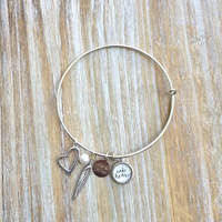 John 16:33 (take heart) Bangle - Thumbnail 1