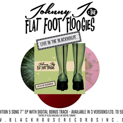 Johnny j & the flat foot floogies "live at the blackhouse" 7" ep.