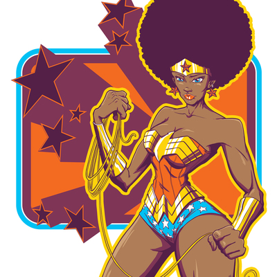 Wonder woman - print