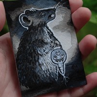 Jack O'Lantern | Original Ink Illustration - Thumbnail 1