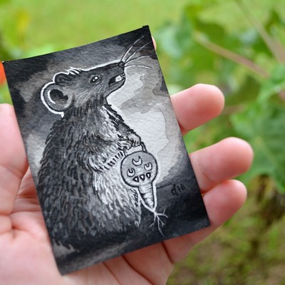 Jack o'lantern | original ink illustration