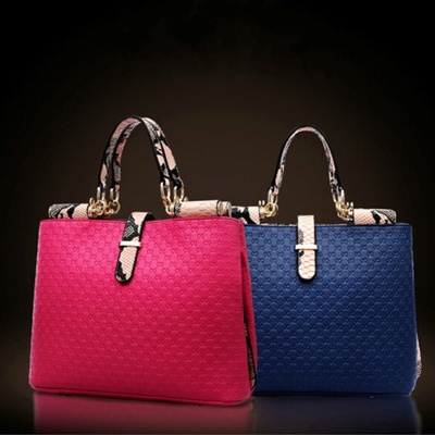 New handbag noble trend women pattern shoulder messenger bag handbag