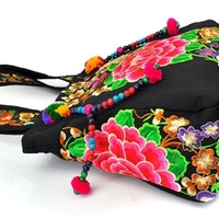 Fashion Folk Style Embroidered Handbag Women Shoulder bag - Thumbnail 1