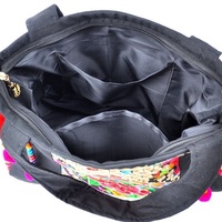 Fashion Folk Style Embroidered Handbag Women Shoulder bag - Thumbnail 4