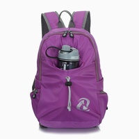 Nylon Waterproof Backpack Fashion Cup Pocket Backpack - Thumbnail 1