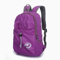 Nylon Waterproof Backpack Fashion Cup Pocket Backpack - Thumbnail 2