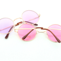 Harajuku Retro Round Sunglasses-1