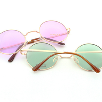 Harajuku Retro Round Sunglasses - Thumbnail 2