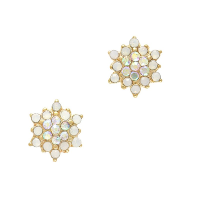 Crystal snowflake- gold