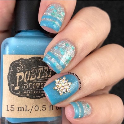 Crystal snowflake- gold