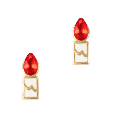 Holiday candle- gold