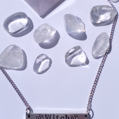 Witch silver necklace 