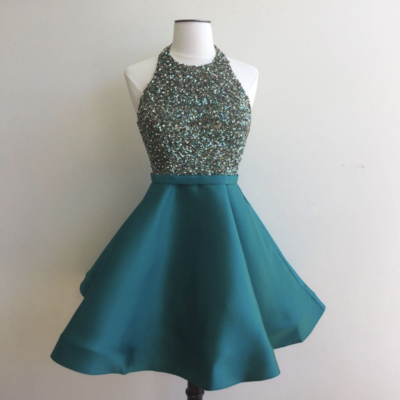 Cute homecoming dress,mini short cocktail dress - Thumbnail 5