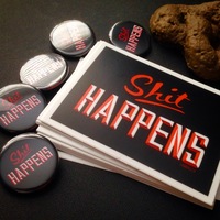 Shit Happens sticker - Thumbnail 1