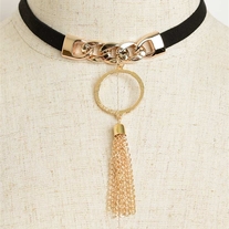 CHOKER HER CHOKER - GOLD OR SILVER