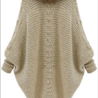 Polyester Long Cardigan Sweaters & Cardigans - Thumbnail 1