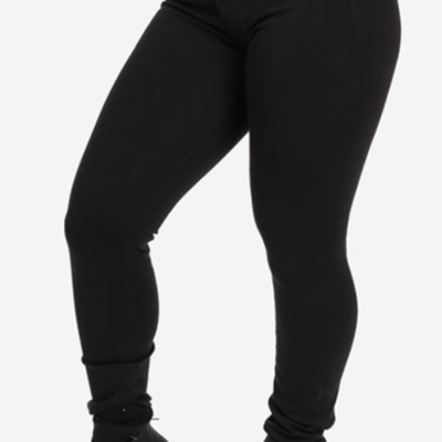 Stylish high waist button fly black denim skinny jeans