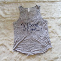 Midwest Mama V-neck Tank*more colors* - Thumbnail 1