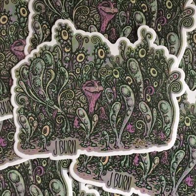 5"x4" DieCut - Spusta Turtle Sticker  