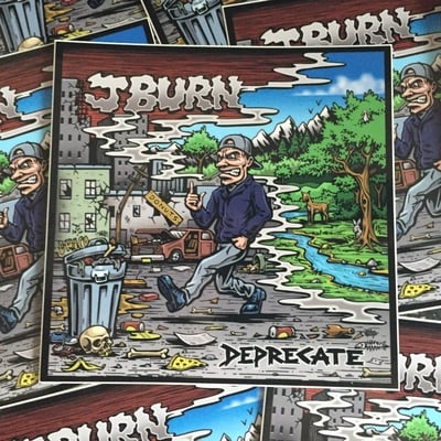 4" square - deprecate sticker