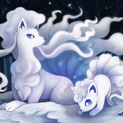 Icy foxes of alola