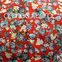 Orange Floral Shoulder Bag - Thumbnail 2