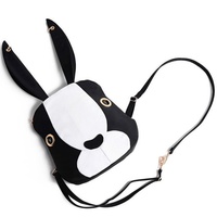 Leisure Travel Bag Backpack Cartoon Rabbit Knapsack - Thumbnail 2