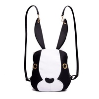Leisure Travel Bag Backpack Cartoon Rabbit Knapsack - Thumbnail 3