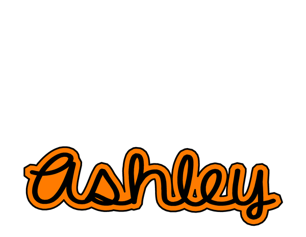 Ashley 13" Black and Orange MacBook