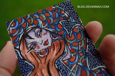 Lamia | Original Ink and Watercolour Painting