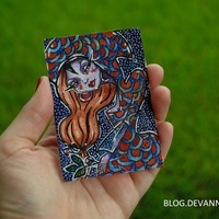 Lamia | Original Ink and Watercolour Painting - Thumbnail 1