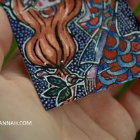 Lamia | Original Ink and Watercolour Painting - Thumbnail 2