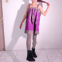 Piano Striped Tights - Thumbnail 2