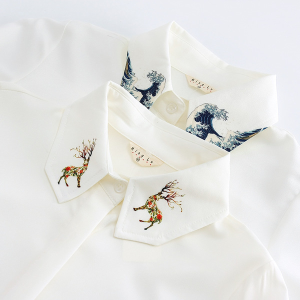 Elk wave blouses