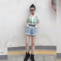 Rainbow See-Thru Jacket - Thumbnail 4