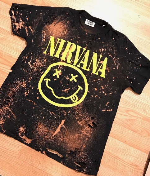  Nirvana Distressed T-Shirt