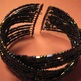 Mixed AB Seed Bead Cuff Bracelet - Thumbnail 2